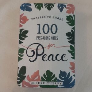 Cleere Cherry Peace Pass-Along Notes - Multicolor